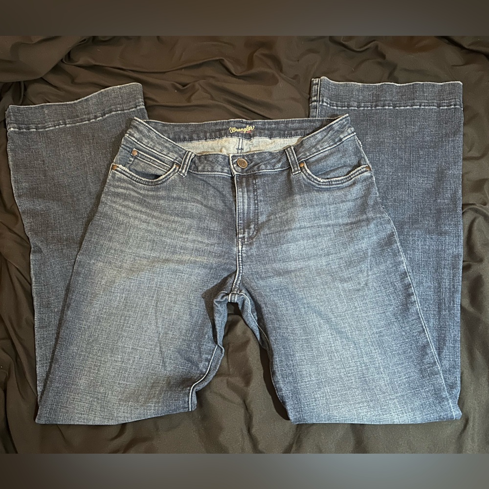 Wrangler Dark Blue Flare Jeans
